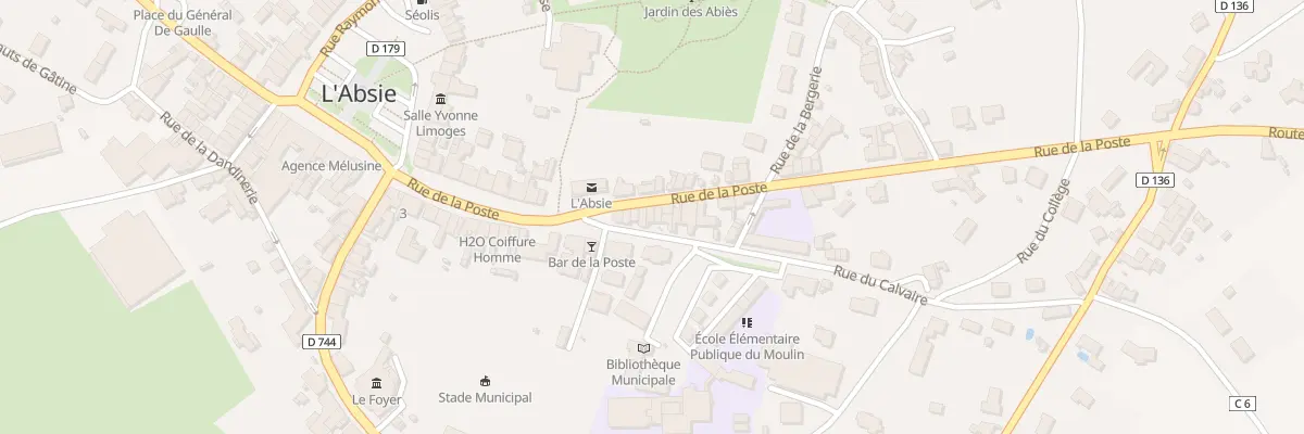 Plan du 51 Rue de la Poste à L’Absie