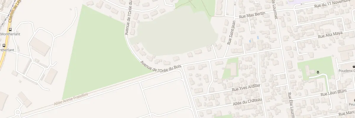 Plan du 25 Rue André Amanieu à Villenave-d’Ornon