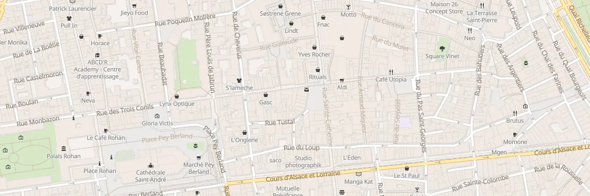 Plan du 4 Rue des Trois Conils à Bordeaux