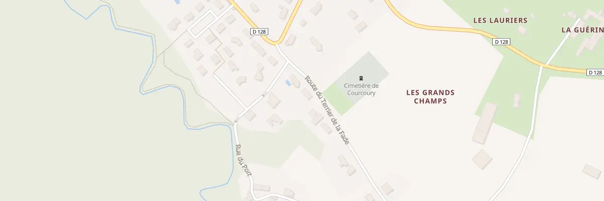 Plan du 4 Rte du Terrier de la Fade à Courcoury