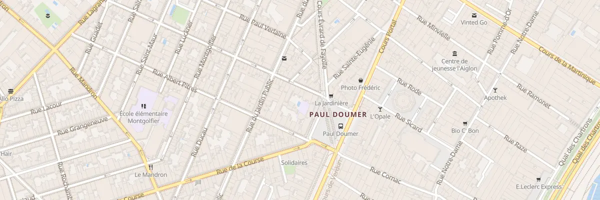 Plan du 18 Rue Frere à Bordeaux