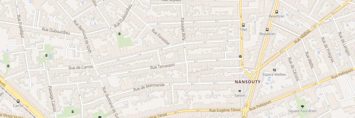 Plan du 47 Rue Terrasson à Bordeaux