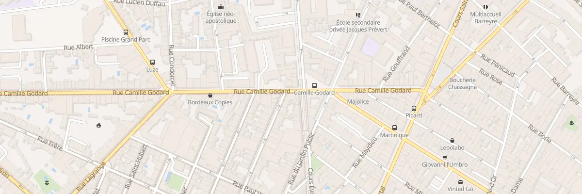 Plan du 42 Rue Camille Godard à Bordeaux