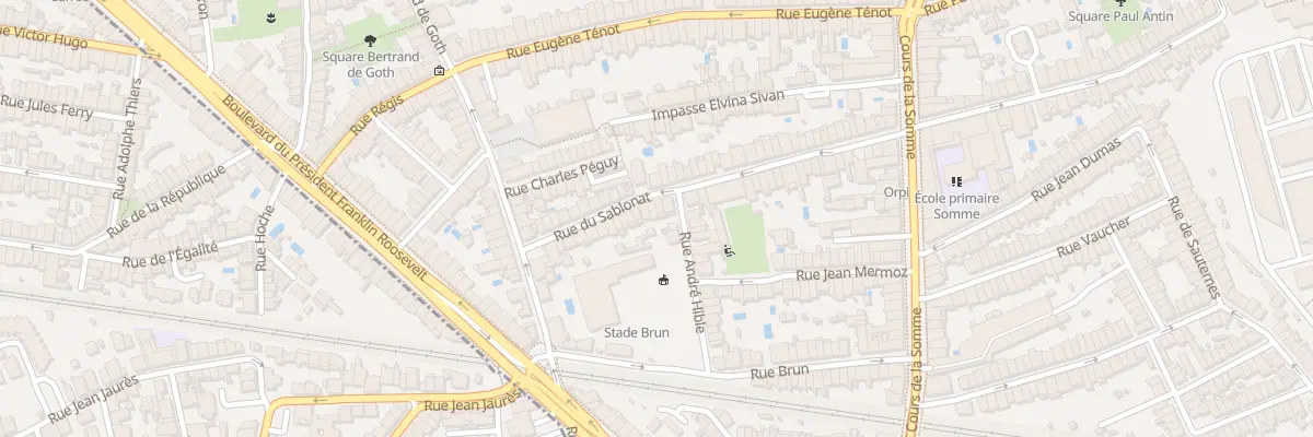 Plan du 54 Rue du Sablonat à Bordeaux
