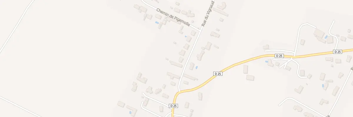Plan du 9 Rue du vignaud à Benet