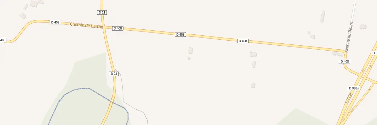 Plan du 230 Che de Prentigarde à Saint-Sever