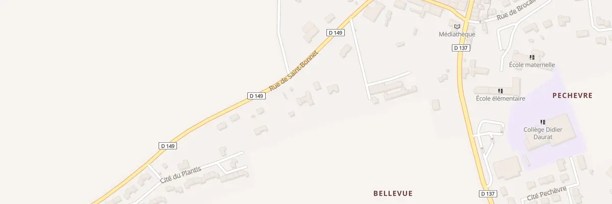 Plan du 9T Rue de Saint-bonnet à Mirambeau