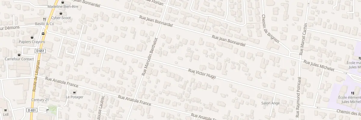 Plan du 32 Rue Victor Hugo à Villenave-d’Ornon
