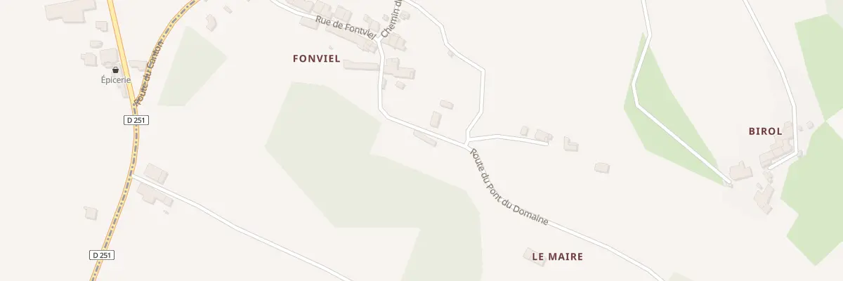 Plan du 1 Rue de Fontviel à Samonac