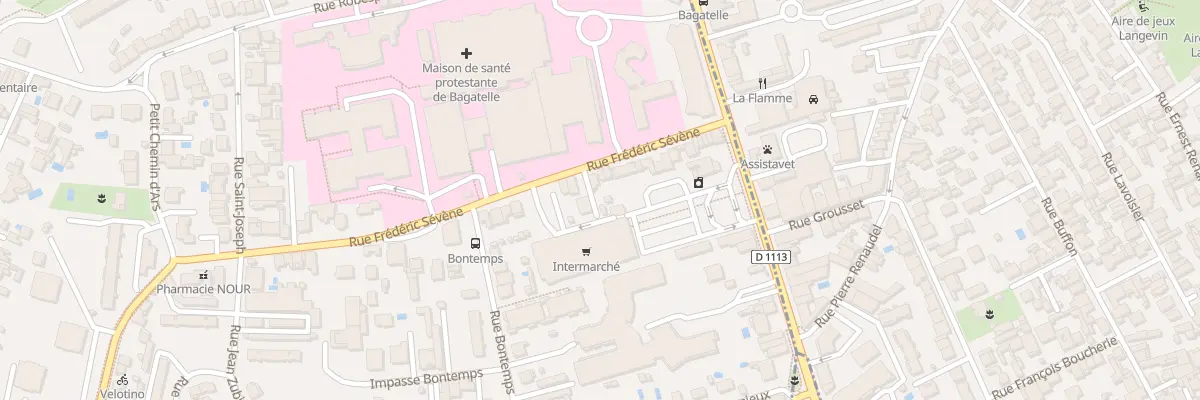 Plan du 336B Rue Frédéric Sevene à Talence