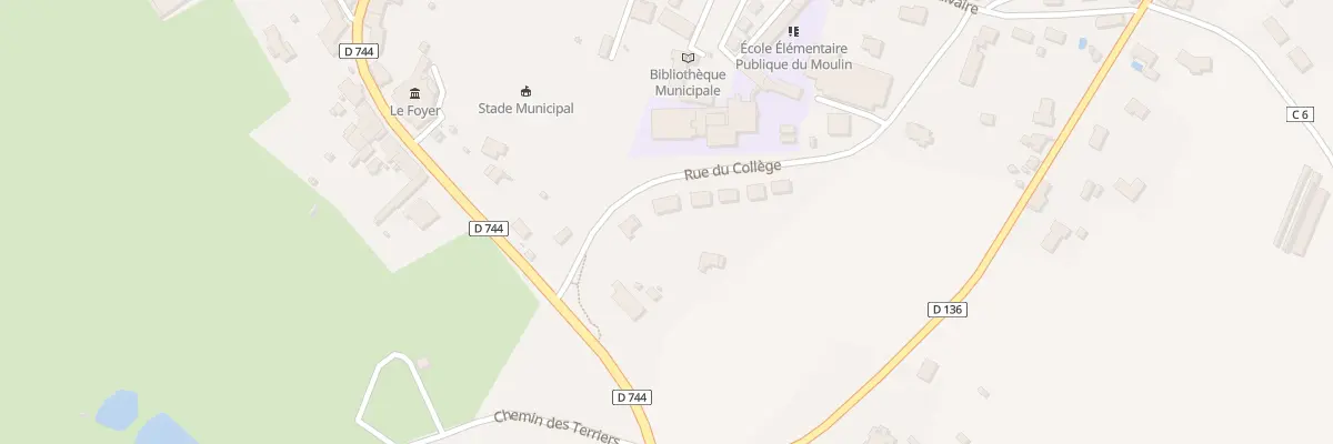Plan du 9 Rue du Collège à L’Absie