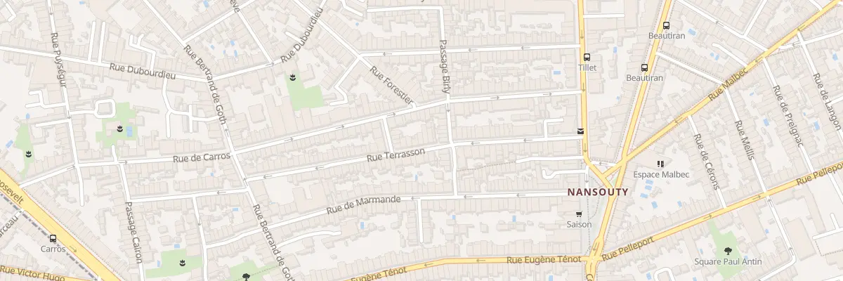 Plan du 51 Rue Terrasson à Bordeaux