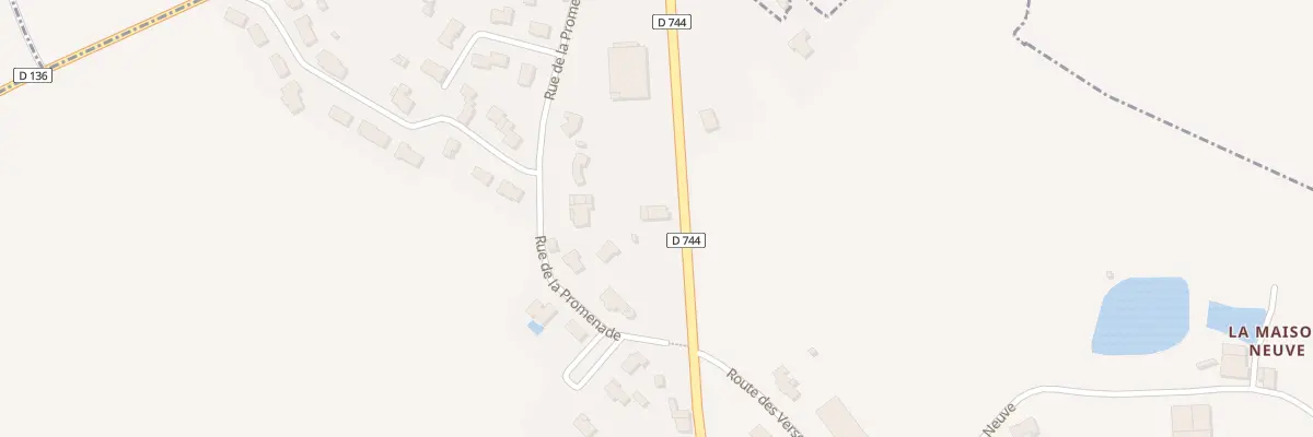 Plan du 1 Rue de la Foye à Scillé
