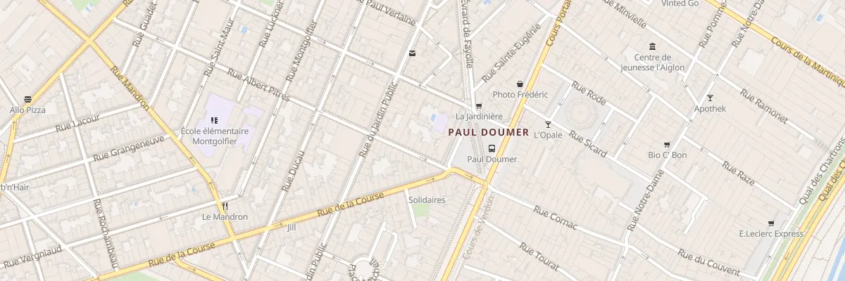 Plan du 11B Rue Albert Pitres à Bordeaux