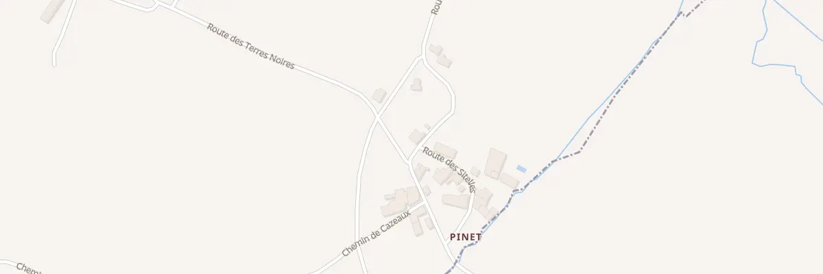 Plan du 98 Pinet à Campugnan