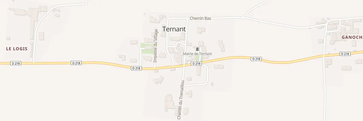 Plan du 11 Rue des Mottes à Ternant