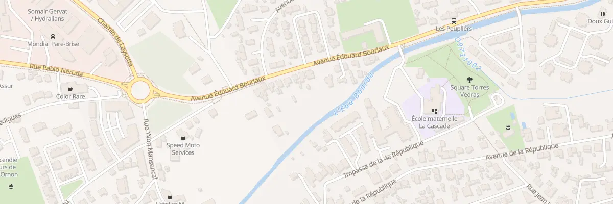 Plan du 16 Rue Edouard Bourlaux à Villenave-d’Ornon