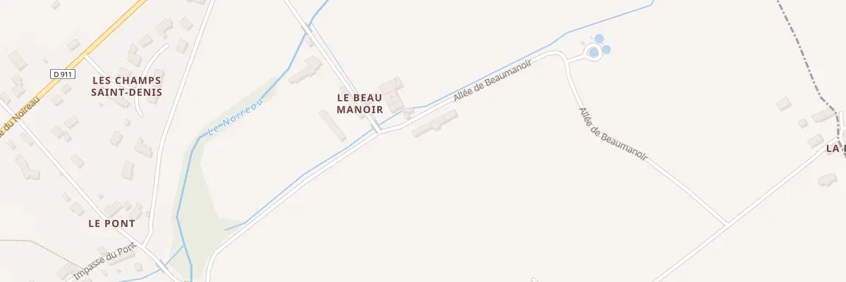 Plan du 125 Le Beau Manoir à Montilly-sur-Noireau