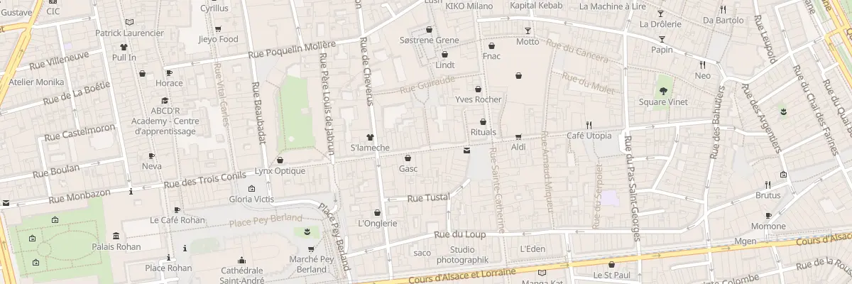 Plan du 13 Rue des Trois Conils à Bordeaux