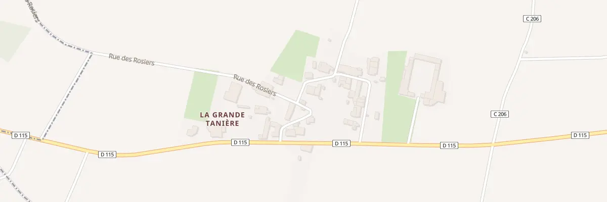 Plan du 4 Rue des Rosiers à Migré