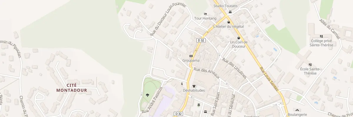 Plan du 5 Rue du Touron à Saint-Sever