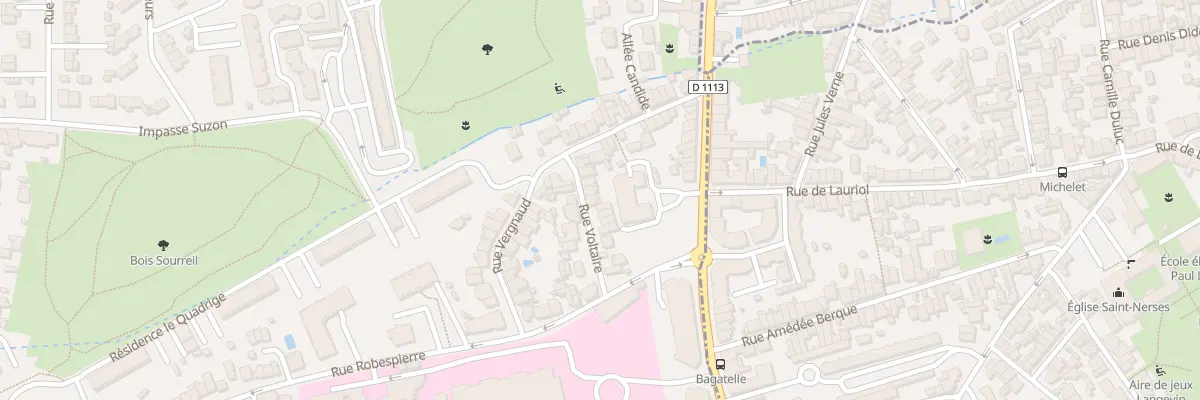 Plan du 48 Rue Voltaire à Talence