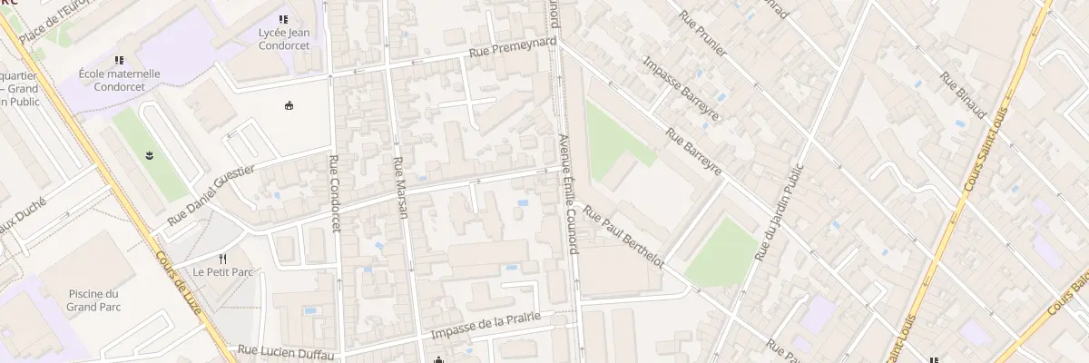 Plan du 4 Rue Frédéric Bentayoux à Bordeaux