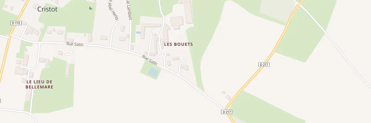 Plan du 21 Rue Satin à Cristot