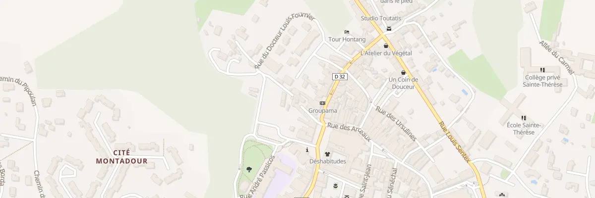 Plan du 9 Rue du Touron à Saint-Sever