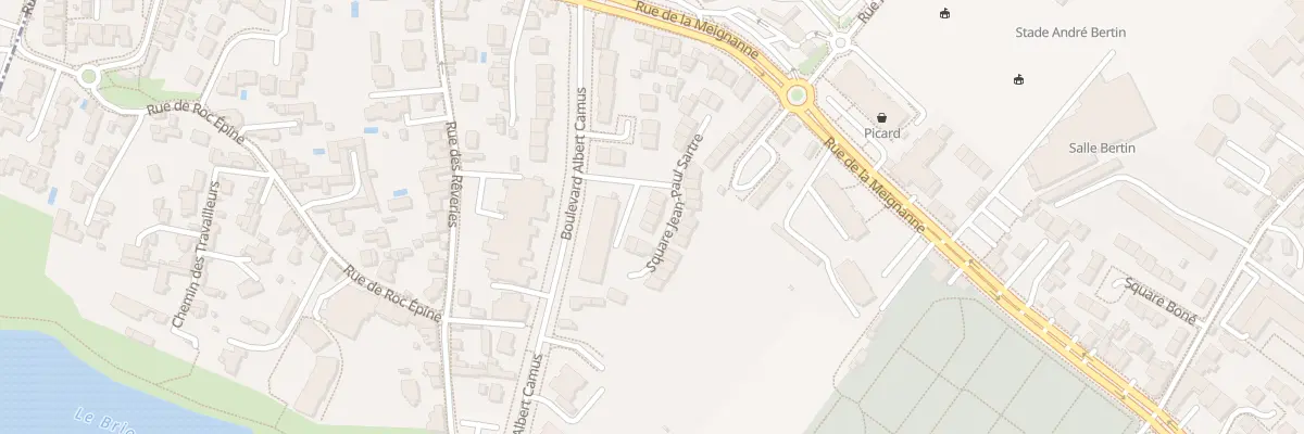 Plan du 6 Sq Jean-Paul Sartre à Angers