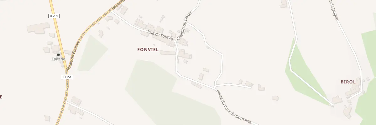 Plan du 4 Rue de Fontviel à Samonac