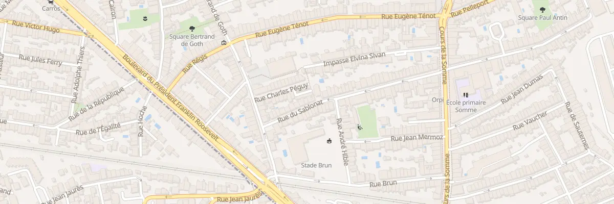 Plan du 65 Rue du Sablonat à Bordeaux