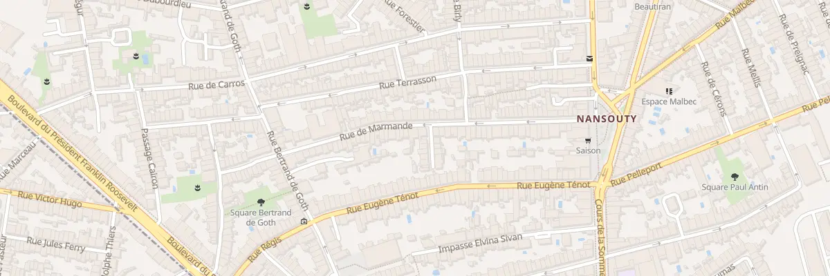 Plan du 56 Rue de Marmande à Bordeaux