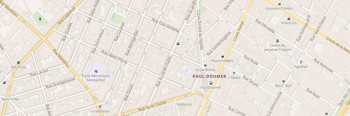 Plan du 30 Rue Frere à Bordeaux