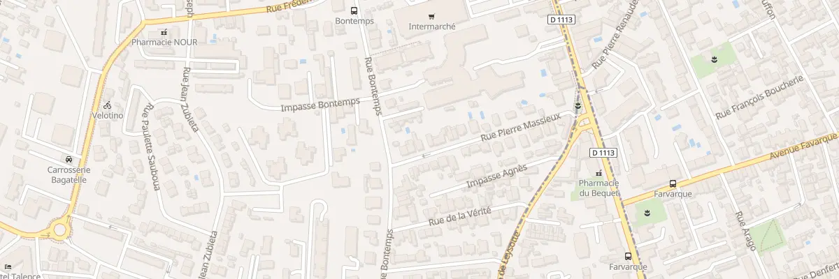 Plan du 35 Rue Pierre Massieux à Talence