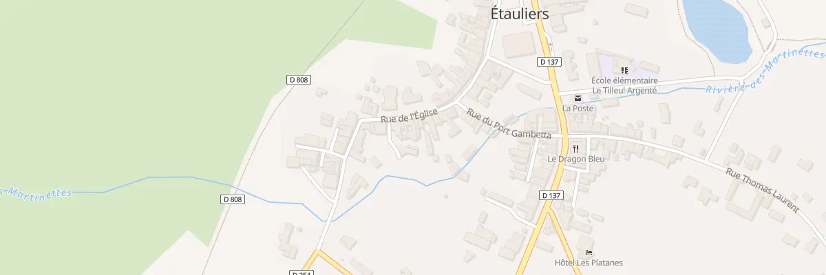 Plan du 22 Rue de l’Eglise à Étauliers