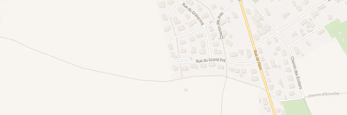 Plan du 23 Rue du Grand Pré à Saint-Georges-des-Groseillers