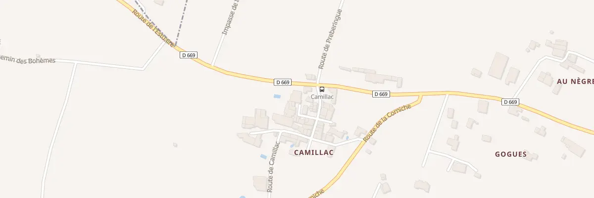 Plan du 26 Camillac à Bourg