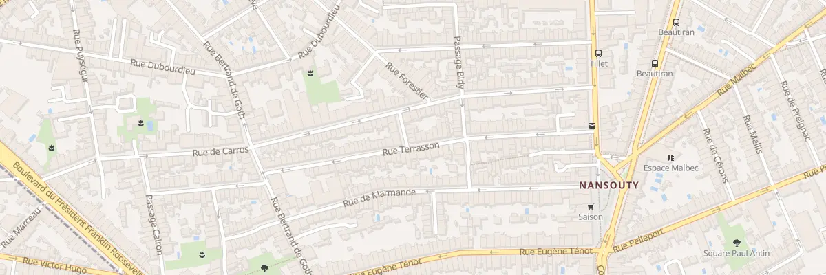Plan du 59 Rue Terrasson à Bordeaux