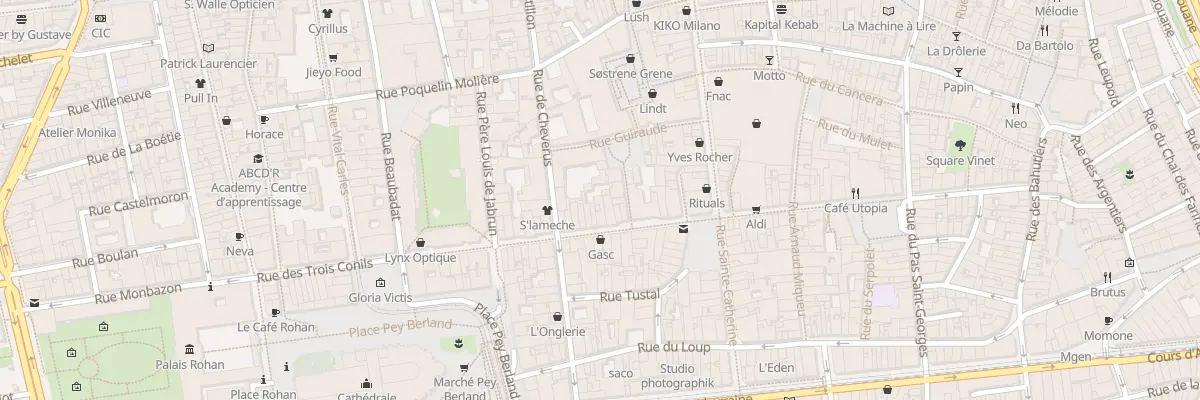 Plan du 19 Rue des Trois Conils à Bordeaux