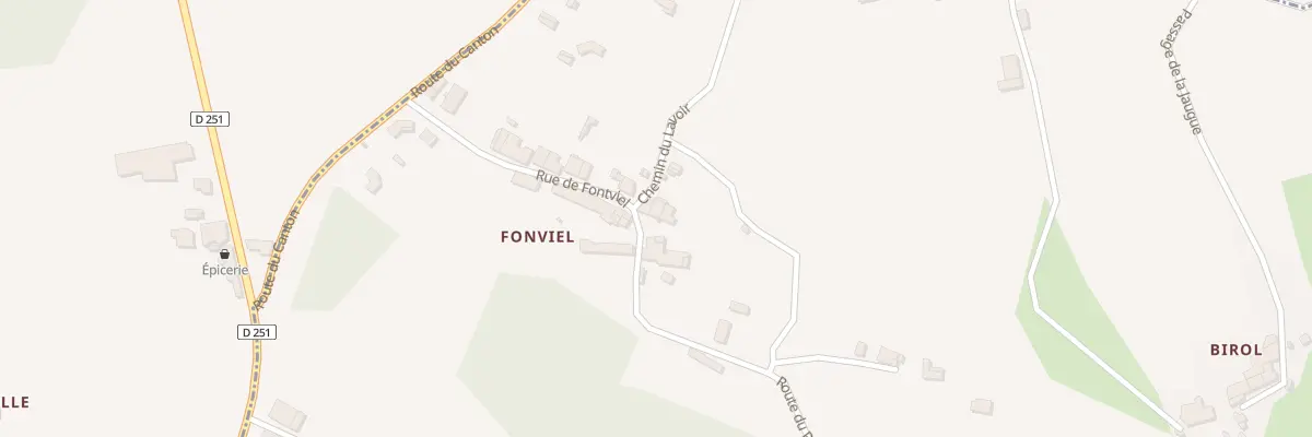 Plan du 8 Rue de Fontviel à Samonac