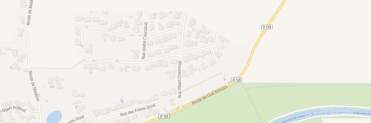 Plan du 6 Rue Albert Cheminet à Coulon