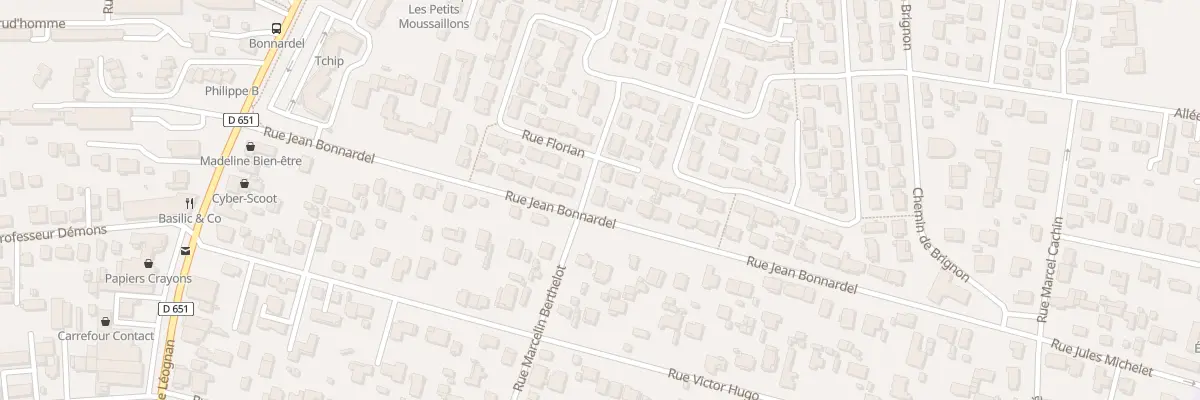 Plan du 22 Rue Jean Bonnardel à Villenave-d’Ornon
