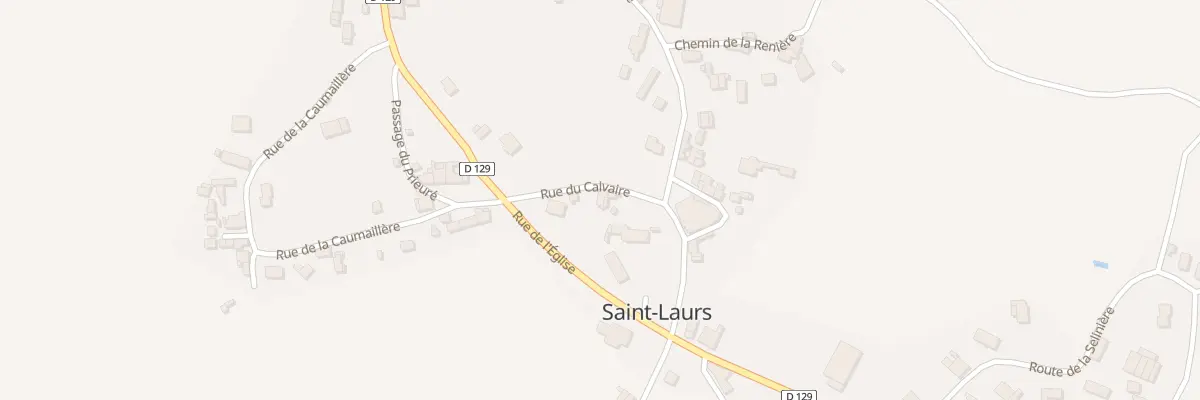 Plan du 14 Rue du Calvaire à Saint-Laurs