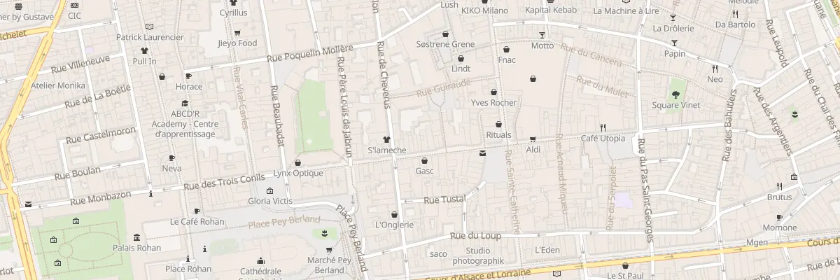 Plan du 21 Rue des Trois Conils à Bordeaux