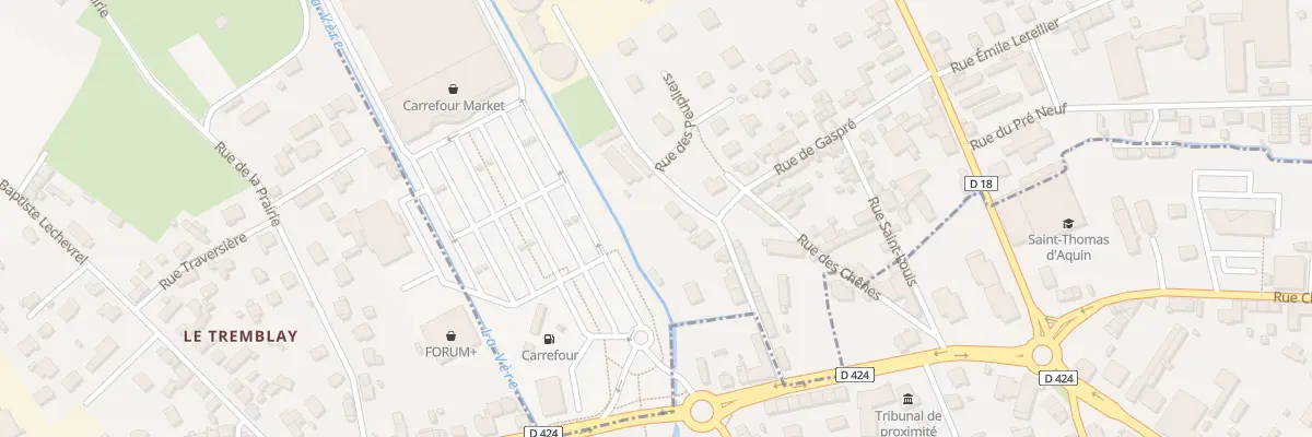 Plan du 3 Rue des Peupliers à Saint-Georges-des-Groseillers