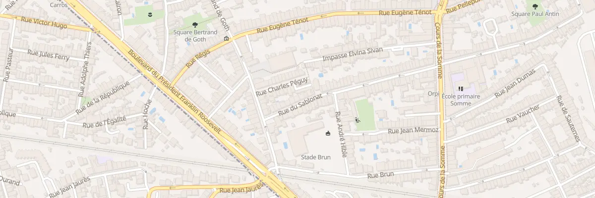Plan du 69 Rue du Sablonat à Bordeaux