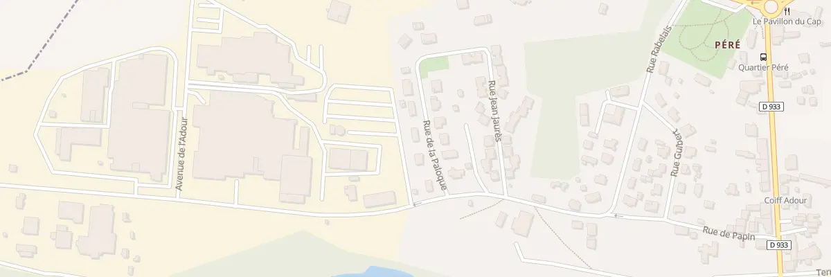 Plan du 8 Rue de la Paloque à Saint-Sever