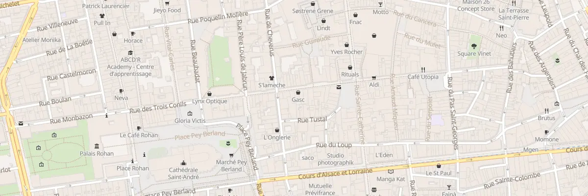 Plan du 18 Rue des Trois Conils à Bordeaux