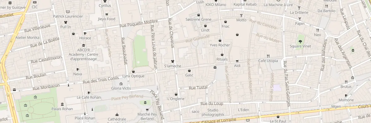 Plan du 23 Rue des Trois Conils à Bordeaux